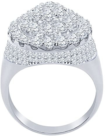 .iced-out. Sterling 925er Silber Ring - BAROQUE - 9