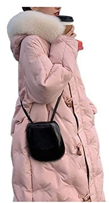 SUICRA Daunenjacken für Damen Winter-Daunenjacke-Damen-Snowflocke-Wärme des Schneeflocke-Horns der Frauen mit Kapuze (Size : S)
