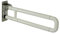 TRUTZHOLM WC Wandstützgriff klappbar 60 cm WC Haltegriff für Senioren, zur Wandmontage WC Aufstehhilfe Haltegriff für das Bad, Leuchtringe