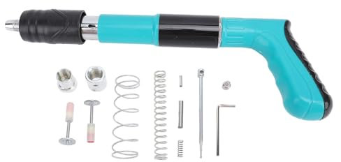 Mini Pistola de Clavos Manual de Acero, Kit Portátil de Pistola de Clavos para Hormigón para Decoración de Techos de Paredes, Máquina de Disparo de Clavos Eléctrica Ajustable de