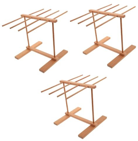 BESPORTBLE 3stücke Pflanzen Trockenständer Aus Buchenholz Hängendes Trockengestell Für Blumen Und Kräuter Langlebig Installieren Für Zuhause Und Büro Optimale Belüftung Für