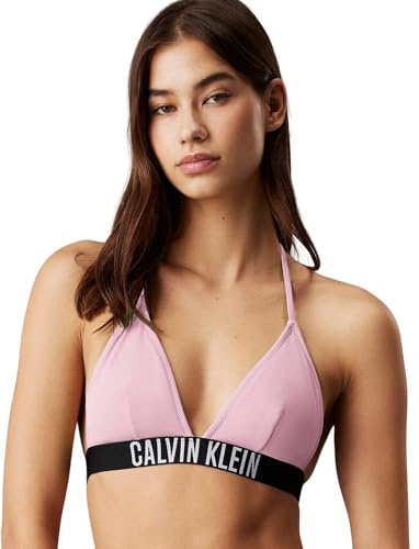 Calvin Klein Women’s Triangle Bikini Top with Removable Padding