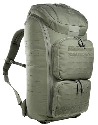 Tasmanian Tiger TT Modular Medic Pack 38 Liter Taktischer Medic-Pack Notfall-Rucksack mit Organizer und Zusatz-Taschen für Sanitäter Erste Hilfe; Oliv