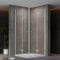 AQUENITH Duschkabine 75x90cm Eckeinstieg Doppel Duschabtrennung Falttüren Rahmenlos Duschtrennwand Eckdusche Duschtür Faltbar aus 6mm ESG Glas 180º Drehfalttür Höhe 185cm