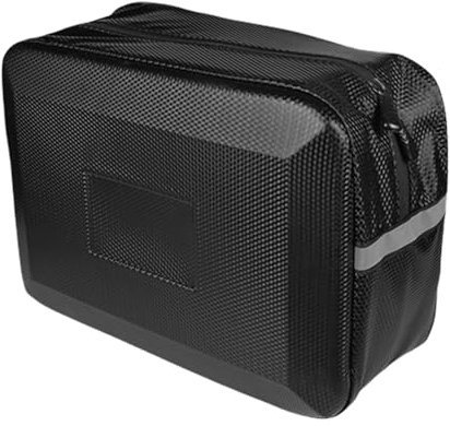 Borsa per lo schienale della moto, borsa interna da 9 l, in PVC riflettente, per sport e moto, con cerniera, a sgancio rapido, per tazze d'acqua, telefoni cellulari, occhiali da sole