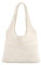 beifon Strandtasche Damen Sommer Boho, Gestrickte Tasche Beach Bag Netz Strandbeutel, Häkeltasche Mesh Gehäkelt Handtasche, Tote Bag Netztasche Umhängetasche Sommertaschen für Reisen, Alltag (beige b)