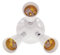 Marhynchus Bulbo -bagliore E27 Regolabile -Splitter Splitter 3 Teste Compatte per Studio Domestico, Lampade per Corsi/LED/Risparmio Energetico