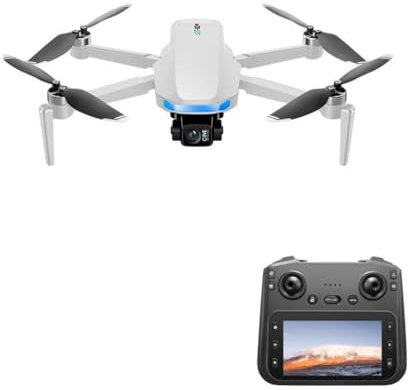 LKHLTBF Bianca,Dual Battery,Nuovo Drone GPS s-x1 Max Professionale con Telecamera 4k, Gimbal a 3 Assi, FPV Aereo Senza spazzole, Telecomando Pieghevole con Ampio Schermo