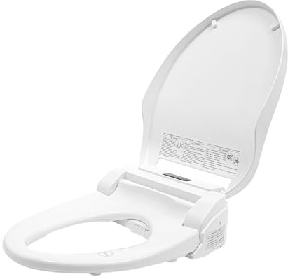 Intelligenter Toilettendeckel, Wasserdichtigkeitsgrad IPX4 Einstellbare Toilettensitz, Bidet Toilettensitz Mit Ferngesteuerter Und Led Anzeige für Wohnungen Schlafzimmern Hotelbädern