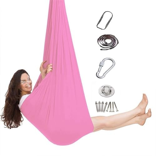 Hängematten für drinnen und draußen, Aerial-Yoga-Schaukeln, komplett mit sämtlichem Zubehör