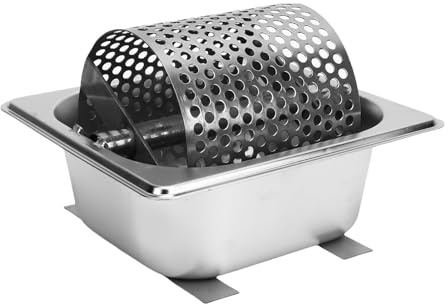 Alomejor Rueda de Mantequilla de Acero Inoxidable, Herramienta de Cocina de Primera Calidad para una Extensión Uniforme y una Corteza Perfectamente Dorada, Ideal para Hamburguesas y Barbacoas