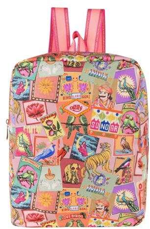 Oilily Rucksack Freizeitrucksack Bobbya Backpack Peach Beige bunt