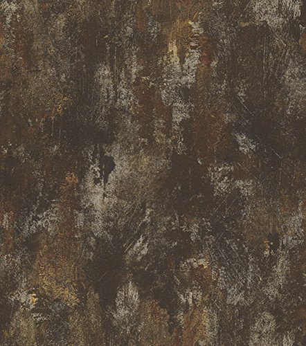 Tapete Rost Patina Glanz Rasch Pure Vintage schwarz gold 418224