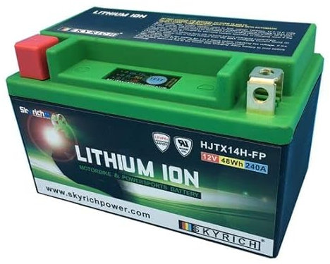 HJTX14H-FP BATTERIA LITIO SKYRICH YTX14H-BS LiFePo4 612276 YTX14HBS MOTO SCOOTER QUAD CROSS