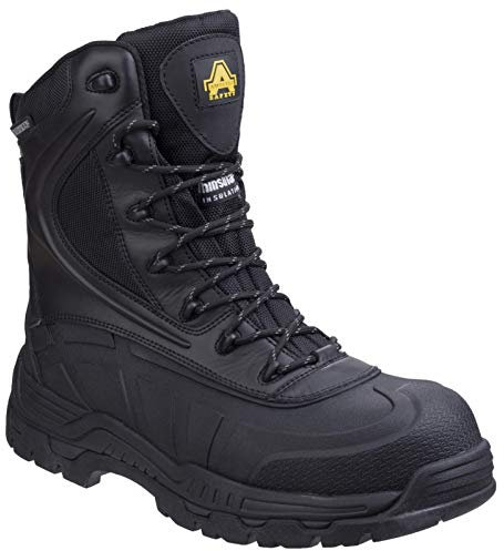 Amblers Safety Mens AS440 Hybrid Metal Free Hi-leg Waterproof Safety Boot (12 UK) (Black)