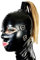 MFMYEE BDSM Latex Maske Gummi Fetisch Komplett Erotik Restrictions Bondage Maske,Cosplay-Halloween-Masken