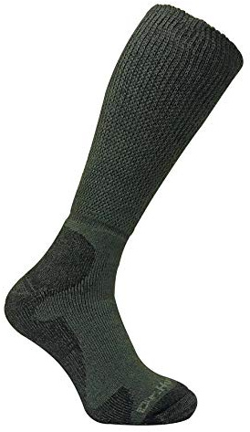 Dr Hunter - Mens Thick Extra Wide Loose Top Long Knee High Merino Wool Thermal Walking/Hiking Socks