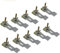 Clips de fregadero de montaje inferior, soportes de fregadero, clips epoxi para fregadero, kit de 10 unidades, soportes para fregadero de cocina y baño