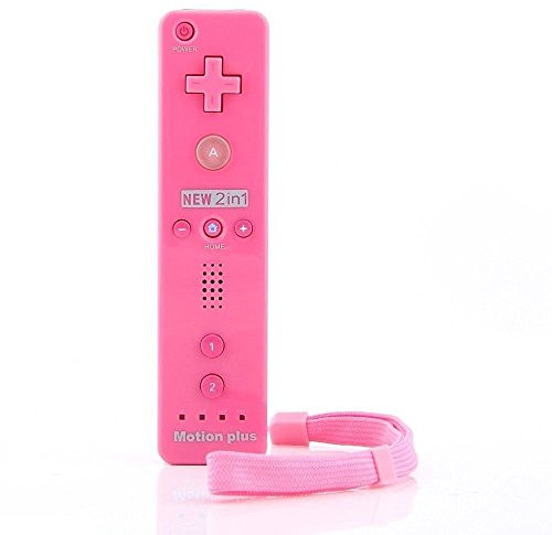 CaaWoo Manette de Wii Wii U de Jeux Motion de Jeux Télécommande Elégents Multijoueurs Housse de Protection (Rose)