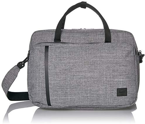 Herschel Gibson Messenger Bag, Raven Crosshatch, One Size