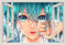 Unified Distribution Anime & Manga - Vocaloid Miku - Wandtattoo mit 3D Effekt, Aufkleber für Wände und Türen Größe: 92x61 cm, Stil: Fenster
