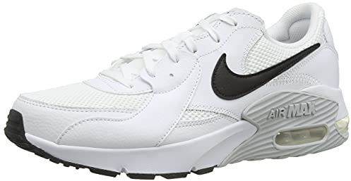 NIKE Air Max Excee, Sneakers Donna, White/Black-Pure Platinum, 40.5 EU