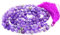 Fukugems mala Perlen Kette für Damen Mann, Mala Armband, Buddhist Meditation Kette, Amethyst Tassel mala