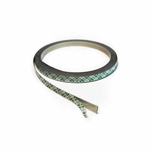 INVISIBLE Cable plano de 8 mm, 3 V – 24 V, 2 pines, 1 metro, cable de conexión LED transparente, autoadhesivo, venta por metro, DIY