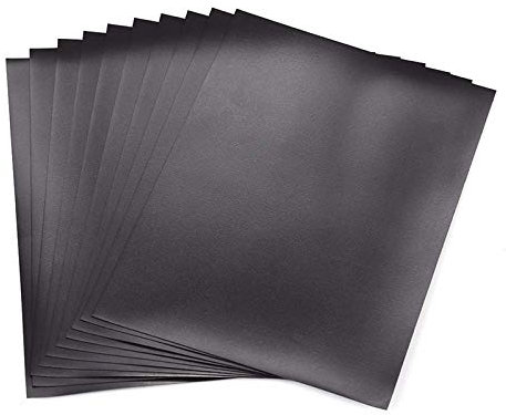 Briartw 10 Stück 23.6x17.4 cm große Magnetbögen für Stanzformen, Aufbewahrung, Basteln, Metallstanzformen, Scrapbooking, flexible Platzierung, 0.5 mm Dicke