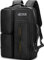 HEROIC KNIGHT Laptop Rucksack Herren Damen 15,6 Zoll Laptoptasche Wasserdichter Rucksack Groß Reiserucksack Handgepäck Rucksack Business Rucksack mit USB-Ladenanschluss für Arbeit Uni Reisen-Schwarz