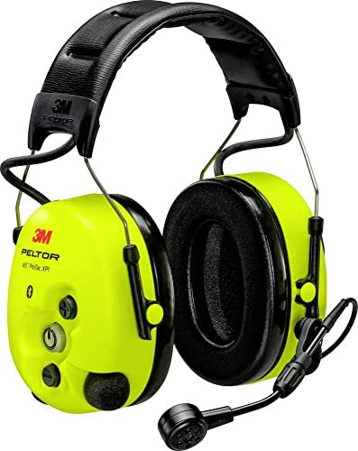 3M ProTac XPI Casque sans Fil Arceau Contrôle de l’Aviation/du trafic aérien Bluetooth Jaune