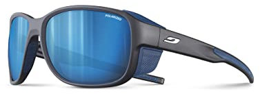 Julbo Men's Monteblanco 2 Sunglasses, Schwarz/Blau/Weiß, One Size