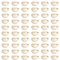 TOAOB 200 Stück Natürlichen Muschel Perlen mit Loch zum Auffädeln Beige Spirale Kauri Muscheln Bastelnmuscheln 12 bis 14mm für DIY Schmuck Machen oder Deco Handwerk