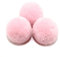 Duories Pompons zum Basteln,10 Stück 40mm Bunte Bommeln Bälle,Pom Poms für Kunsthandwerk,Pompons Bälle für Ostern,Weihnachten,Bunte Pompons für DIY Basteln Tischdekoration Geburtstagsdeko,Rosa