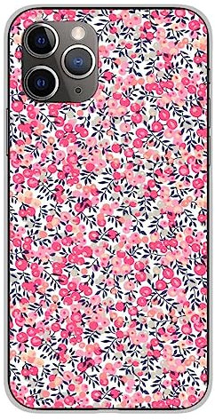 1001coques Coque de Téléphone Compatible pour Apple iPhone 11 Pro, Design Liberty Wiltshire Rose, Imprimée en France, Étui Souple en Silicone, Housse de Protection.