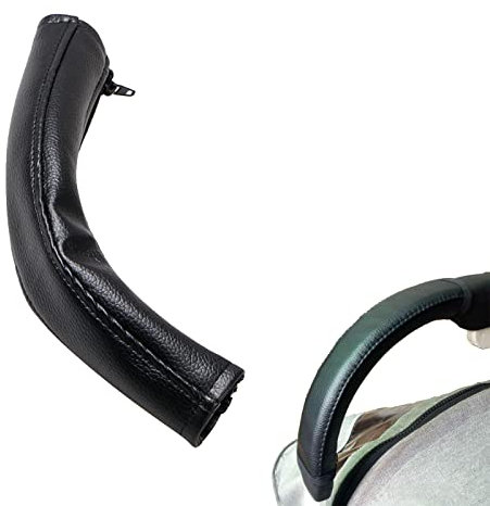 Kinderwagen Griffbezug, Kinderwagen Griff Abdeckung, Kinderwagen Armlehne Schutzhülle, Armlehnengriffabdeckung für Kinderwagen mit Reißverschluss, Kinderwagengriffhülle für Die Meisten Kinderwagen