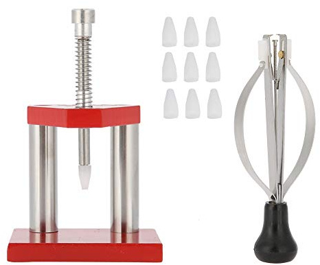 Extractor de Reloj, Levantador la Mano Reloj Removedor Reparación Herramientas Relojes Herramienta Kit reparac Manos Juego Extractores Embolo Ajuste Prensa Émbolo Relojero Abrazadera