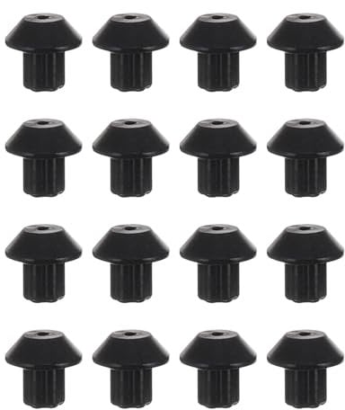 Mobestech 48pcs Gas Stove Foot Pad Range Burner Feet Grate Rubber Feet for Gas Stove Grate Foot Gas Stove Burner Part Rubber Feet for Range Stove Gas Range Burner Grate Feet Black Gas Stoves