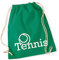 Huuraa Sportbeutel Tennis Ball Geschenk 12 Liter Kelly Green Baumwolle Tennis Präsent