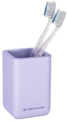 TOM TAILOR Zahnputzbecher Lilac angenehme Haptik Lila - Flieder