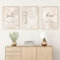 Leinwand Malerei Islamischer Koran Bilder Wandkunst Beige Muslim Moderne Poster Kunstdruck Bild Wand Wohnzimmer Schlafzimmer Dekor Kein Rahmen (1,3X20X30CM)