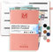 Agenda settimanale 2024 non datata con adesivi, formato A5 (14,7 x 21,1 cm), pianificatore mensile per obiettivi per produttività, planner per ADHD per adulti, oro rosa
