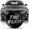SkinoEu Tuning Emblem für Fronthaube und Kofferraum 82mm Kompatibel mit BMW Emblem 51147057794 Beast Silber EN 26