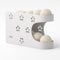 WDT Tool Magnetic Dryer Ball Holder for Laundry Room,Automatic Dryer Balls Roller Chute Container & Organizer,Dryer Ball Dispenser for Storage,White Dryer Ball Basket (No Balls)