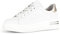 Gabor Damen Low-Top Sneaker, Frauen Halbschuhe,Leichte Mehrweite (G),schnürschuhe,schnürer,Plateausohle,Offwhite/Platino,35.5 EU / 3 UK