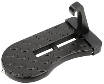 XTRAFAST Auto Türstufe Klappbare Autotür Pedal Klappleiter SUV RV Türpedal Haken auch geeignet für Jeep schwarz