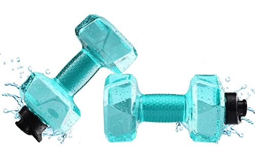 UPALDHOU Poids à Eau, Haltères Aquatiques de 1500 ML, Haltères d'exercice Aérobique pour Le Sport Aquatique