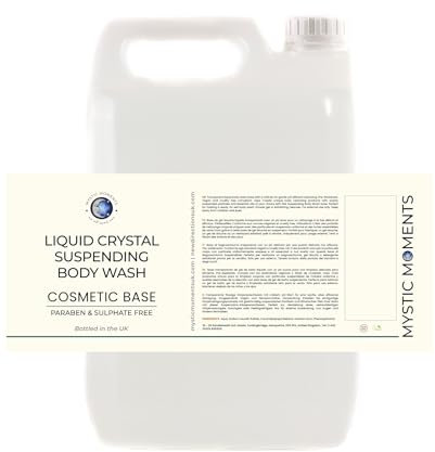 Mystic Moments | Liquid Crystal Suspending Body Wash Base | Transparent Unscented Liquid Body Wash | Paraben & Sulphate Free | 5Kg
