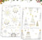 Weihnachten Küchentücher 2er Set,Bäume Schneeflocken Geschirrtücher Weihnachten,Weihnachten Küchenhandtücher,Winter Christmas Dekoration Handtücher,Trockentuch Saugstarke Strapazierfähig,45 x 66 cm