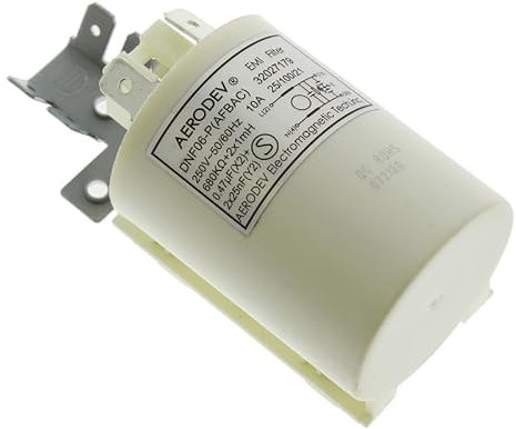 Condensateur antiparasite 32005982 pour Lave linge ATLANTIC, AVEA, AYA, BEKO, BELLAVITA, BLUESKY, BSK, CARREFOUR HOME, CLAYTON, COBAL, CONCORDE, CONTINENTAL EDISON, CURTISS, DAEWOO, DOMEOS, EDS ...